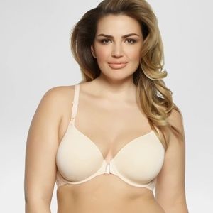 Paramour front clasp t-back bra